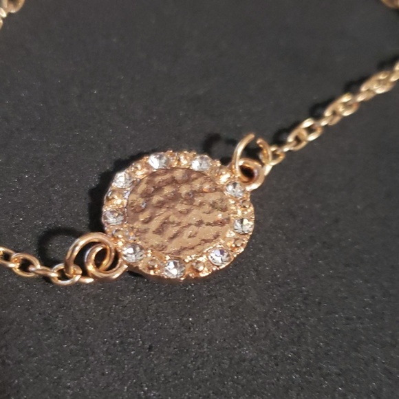 Yellow gold bracelet bangle handmade - Picture 2 of 3